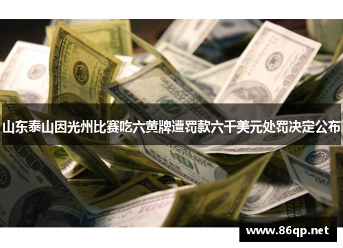 山东泰山因光州比赛吃六黄牌遭罚款六千美元处罚决定公布